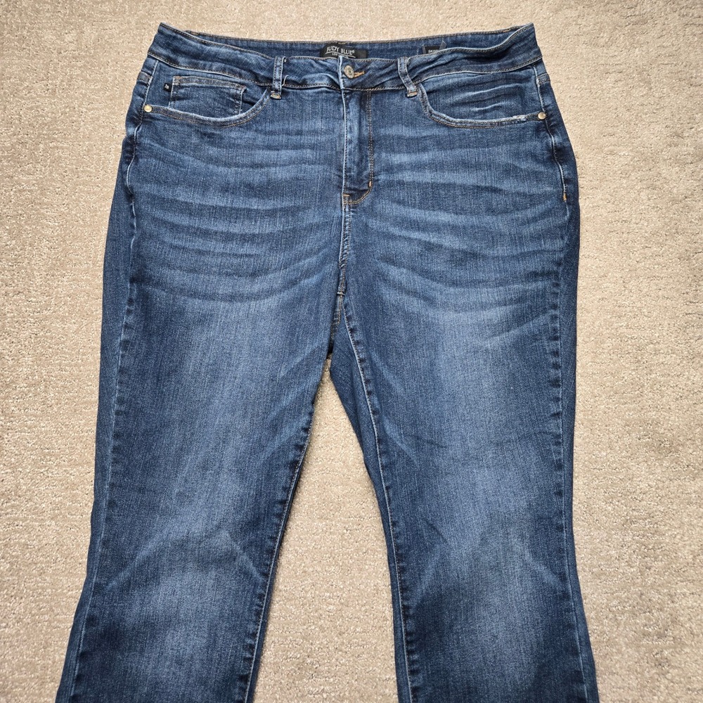 Judy Blue High Rise Skinny Jeans Medium Wash Blue Denim 20W JB88366